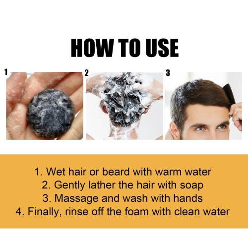 Herbal Black Shampoo Bar
