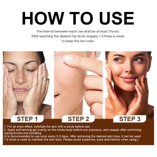 Tanning Body Cream with Cocoa Butter & Coconut Oil