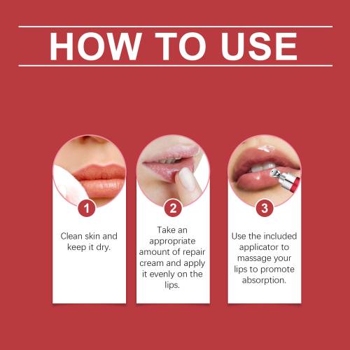 Lip Care Cream for Smooth Lips, with Shea Butter & Hyaluronic Acid