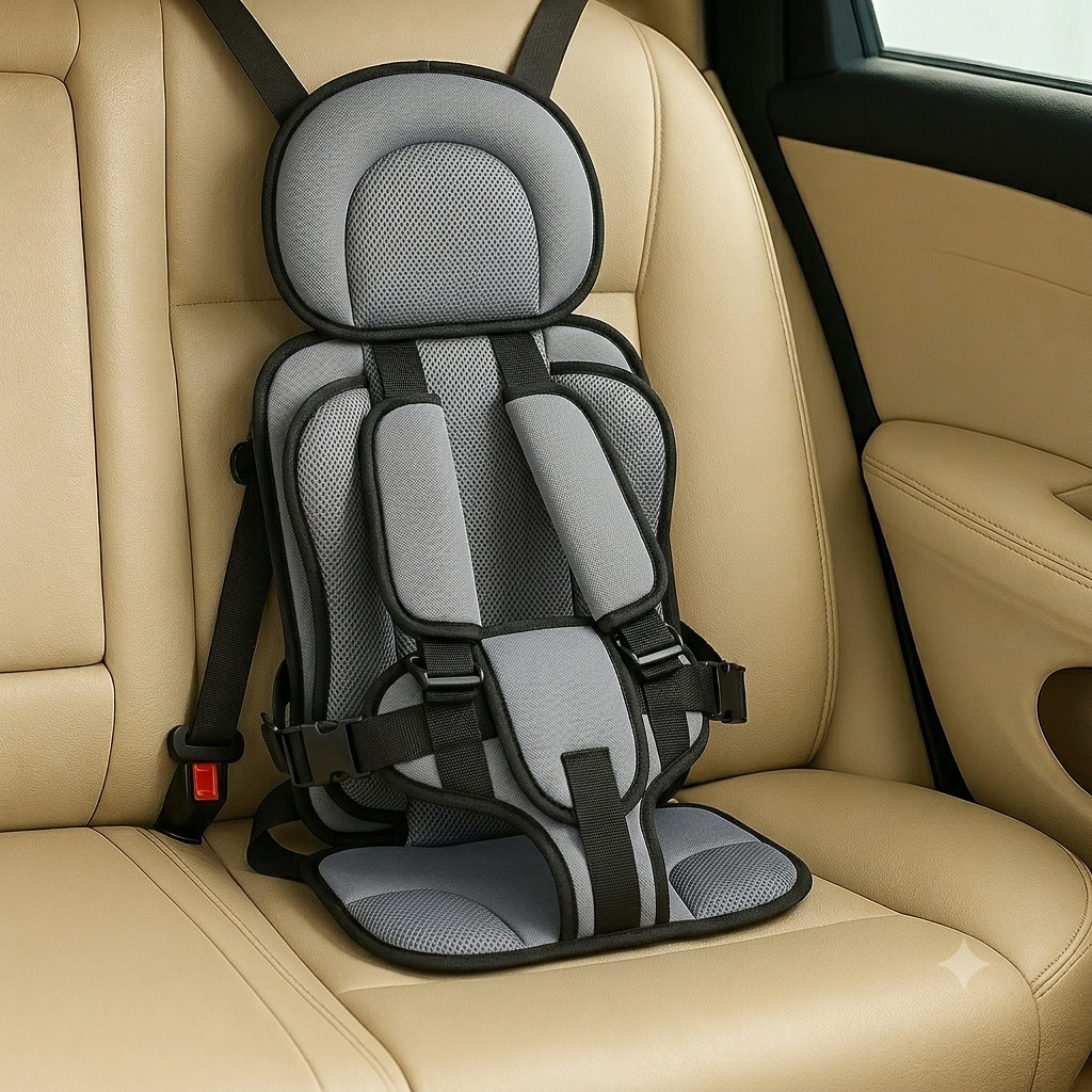 Kids Travel Booster Seat Portable Safety Belt for Car Journeys
