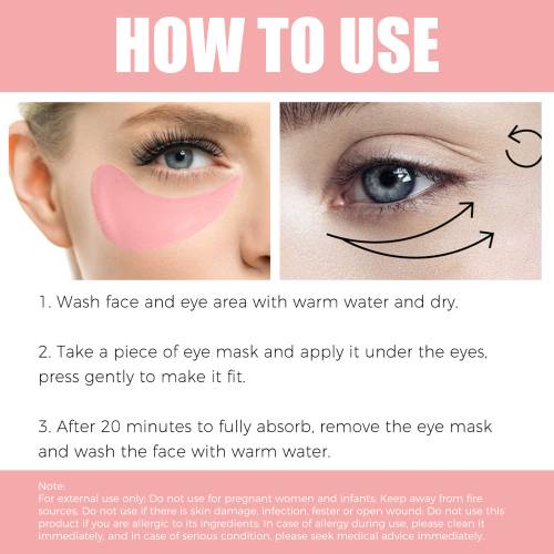 Pink Rose Under-Eye Patches