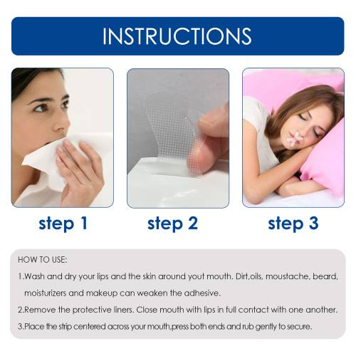 Clear Gel Mouth Sleep Patch