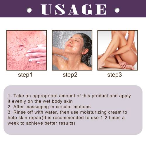 Blackberry Body Scrub with Niacinamide, Exfoliating