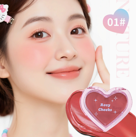 Multi-Use Cheek & Lip Cream Blush with Luminous Highlight, Natural Dewy Finish