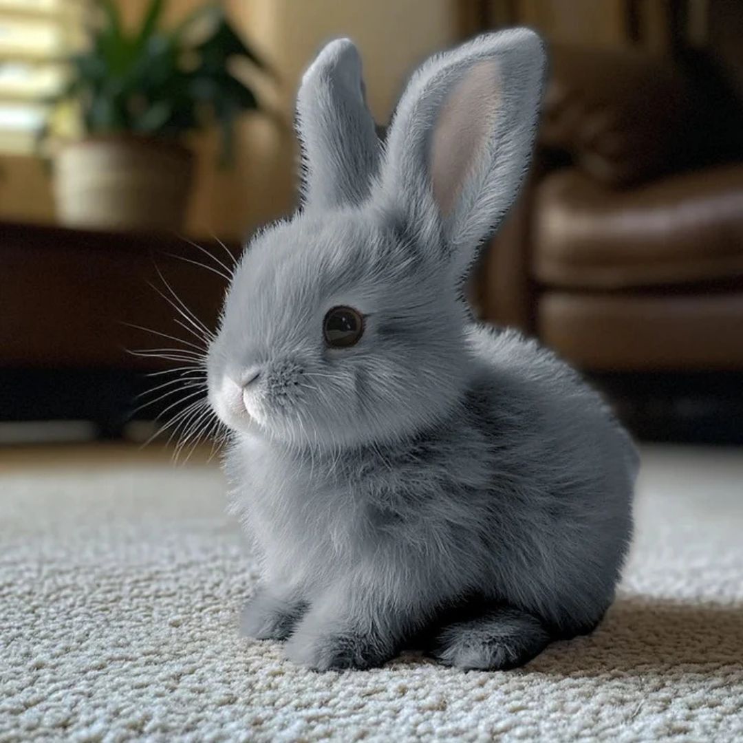 Realistic Bunny Toy Soft Interactive Animal for Children