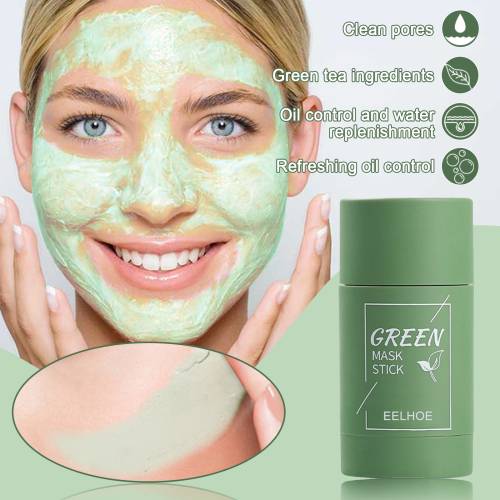 Green Tea Clay Mask Stick with Kaolin