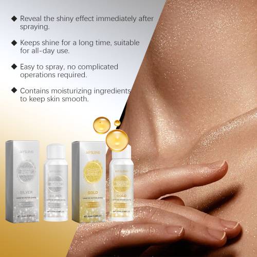 Gold & Silver Body Glitter Spray