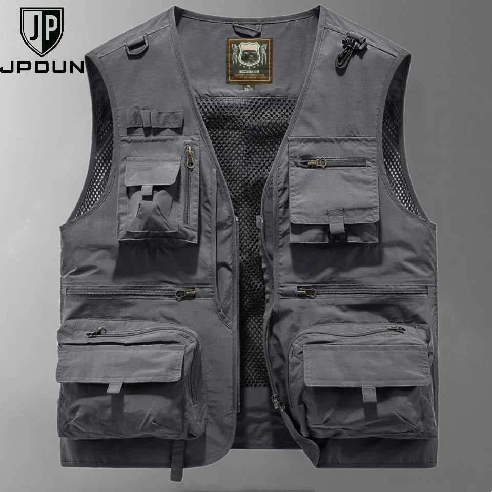 Breathable Cargo Vest for Hot Days