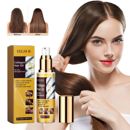 Maca Collagen Hair Oil for Split Ends