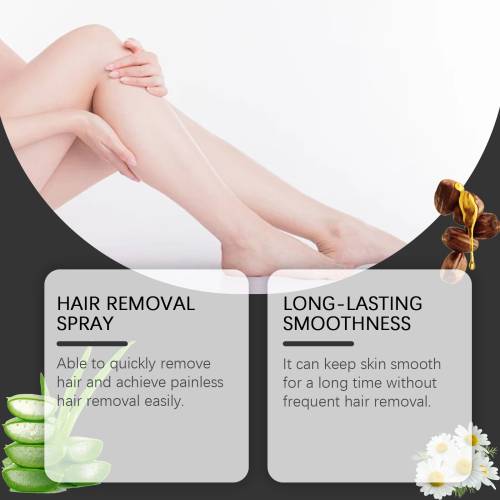 Hair Removal Spray with Jojoba for Arms, Legs & Underarms