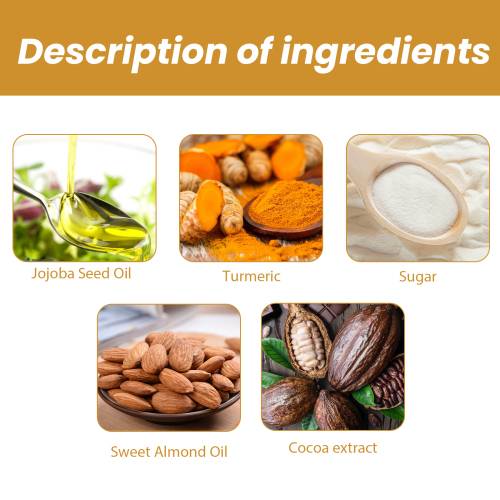 Turmeric Sugar Body Scrub with Jojoba & Almond