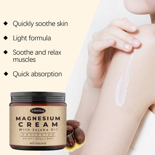 Magnesium Body Cream with Jojoba, Bedtime Moisturiser