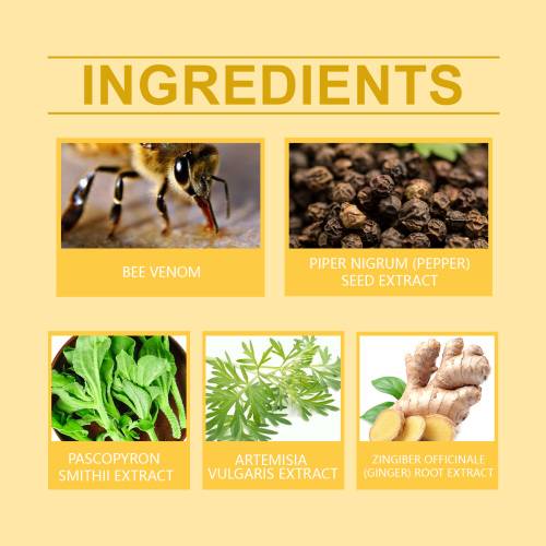 Bee Venom Belly Massage Oil with Black Pepper Extract
