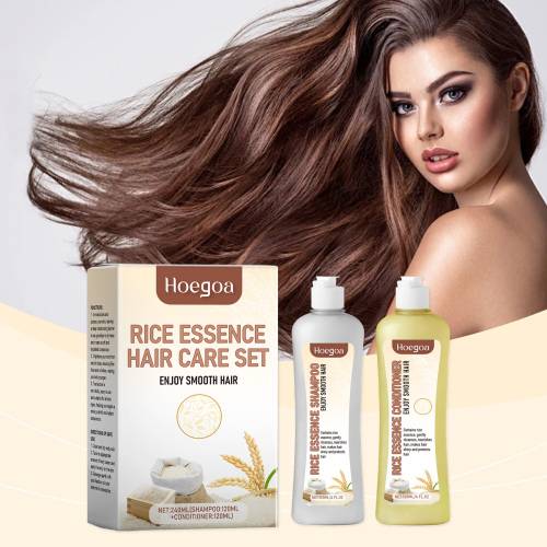 Rice Keratin Shampoo & Conditioner Set