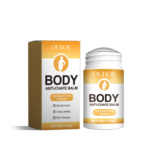 Anti-Chafe Body Balm Stick for Thighs, Arms & Neck, Moisturising