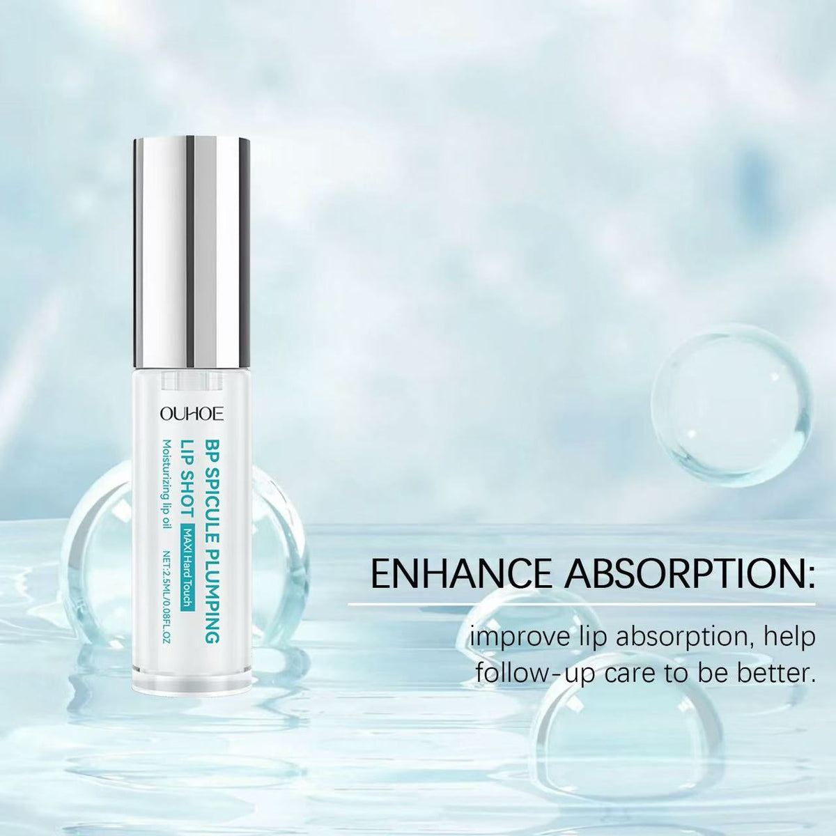 Clear Hydrating Lip Oil, Glass Lip Gloss