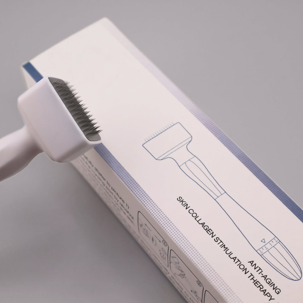 Titanium Derma Stamp 0.25mm for Skin Care, Ergonomic, for Beginners