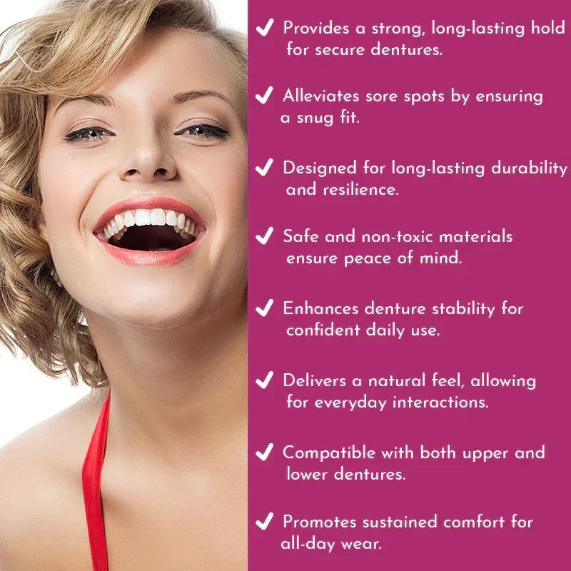 🦷BUY 1 GET 1 FREE🎁LOVILDS™Thermoplastic Denture Adhesive-Official Brand Store
