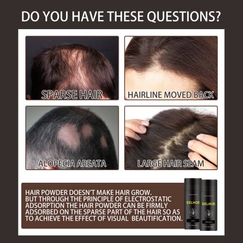 Hair Fibre Powder for Thinning Areas
