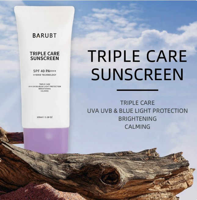 3-in-1 Face Sun Cream, Lightweight Non-Greasy Daily Formula