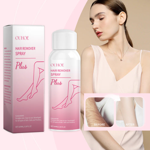 Gentle Body Hair Removal Spray for Legs & Underarms
