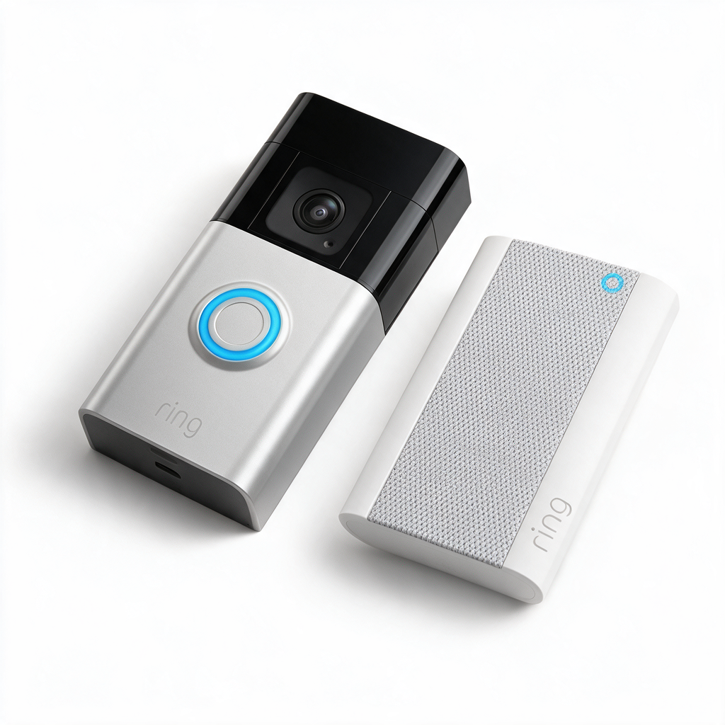 Wireless Battery Video Doorbell with Camera | Smart WiFi Doorbell with Two-Way Audio, Motion Detection, Person & Package Alerts | Easy Install