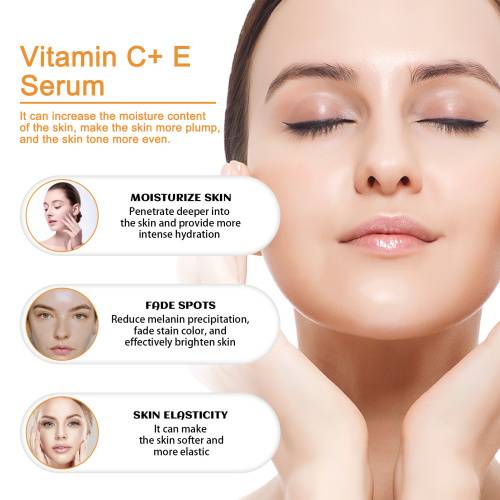Vitamin C + E Face Serum, Hydrating & Brightening