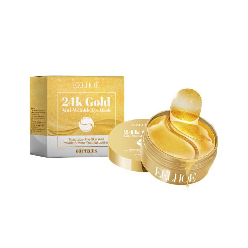 24K Gold Under-Eye Patches with Collagen & Hyaluronic Acid