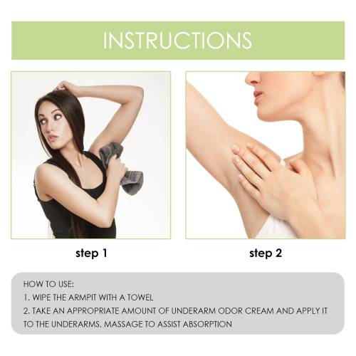 Underarm Deodorant Cream, Fresh & Mild