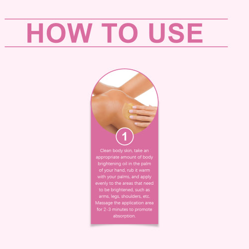 Brightening Body Oil with Vitamin E, Fast-Absorbing