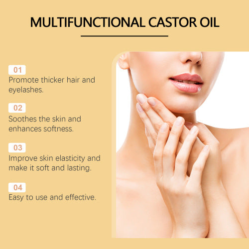 Castor Oil for Hair, Lashes, Brows & Skin