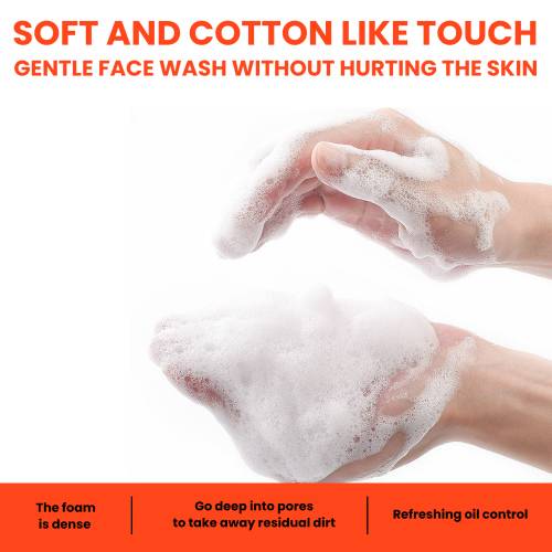 Men's Volcanic Face Wash, Deep Pore Cleansing & Oil Control