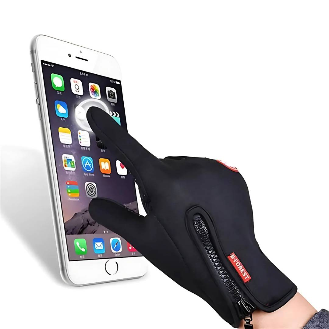 Pontelo Heated Gloves – Waterproof Insulated Winter Gloves with Touchscreen & Rechargeable Battery for Men & Women