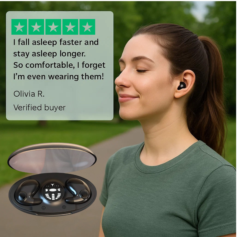 Wireless Sleep Earbuds Ultra-Small Noise-Blocking Earphones for Night Use