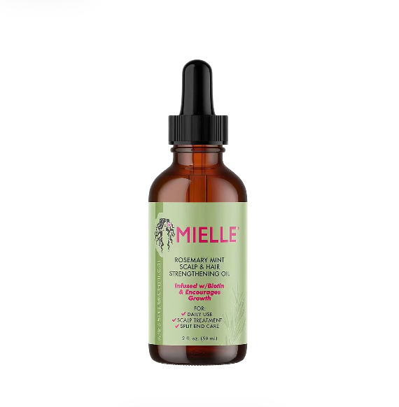 Rosemary Mint Hair Oil, Strengthening Hair & Scalp Treatment