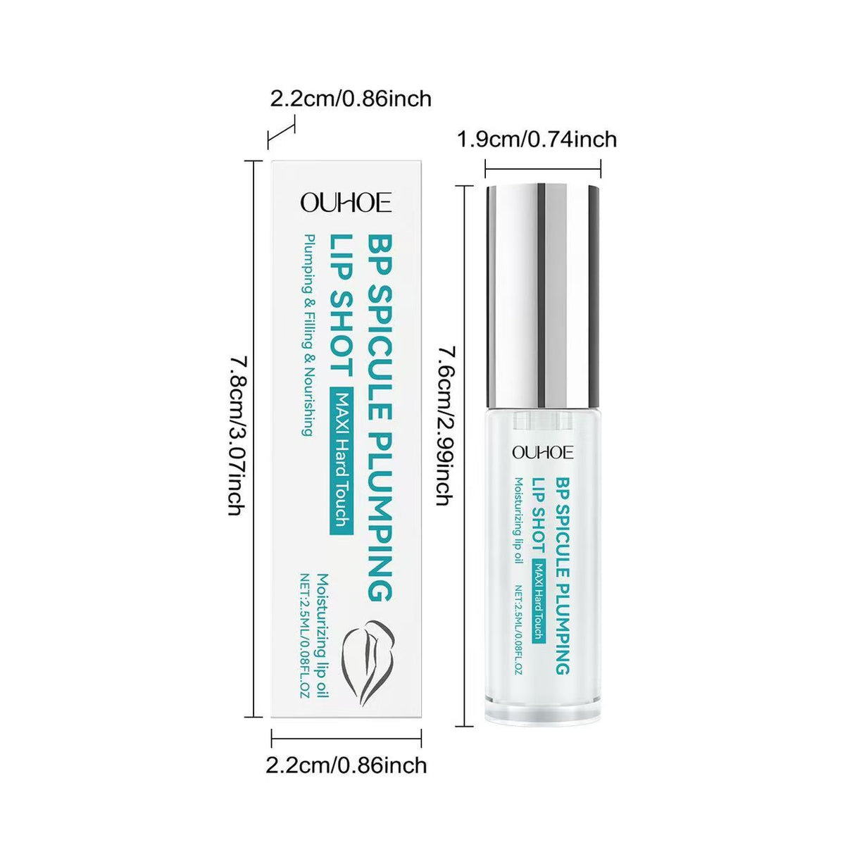 Clear Hydrating Lip Oil, Glass Lip Gloss