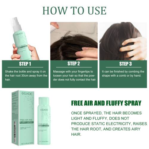 Dry Shampoo Spray for Volume & Oil Control