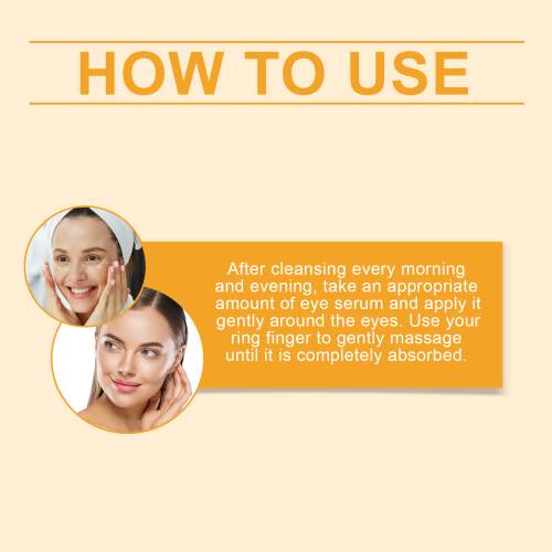 Vitamin C Massage Eye Cream, Hydrating & Brightening