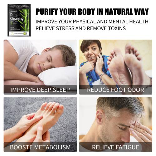 Mugwort Bamboo Vinegar Foot Patches