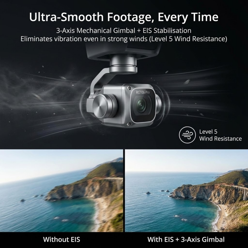 Advanced RG106 Pro Drone with GPS & 8K Video