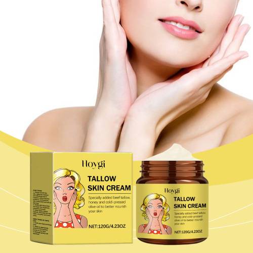 Tallow & Honey Face Moisturiser, Gentle Hydrating Cream