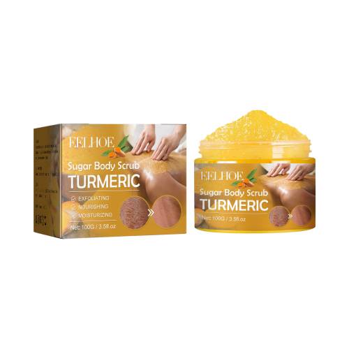 Turmeric Sugar Body Scrub with Jojoba & Almond