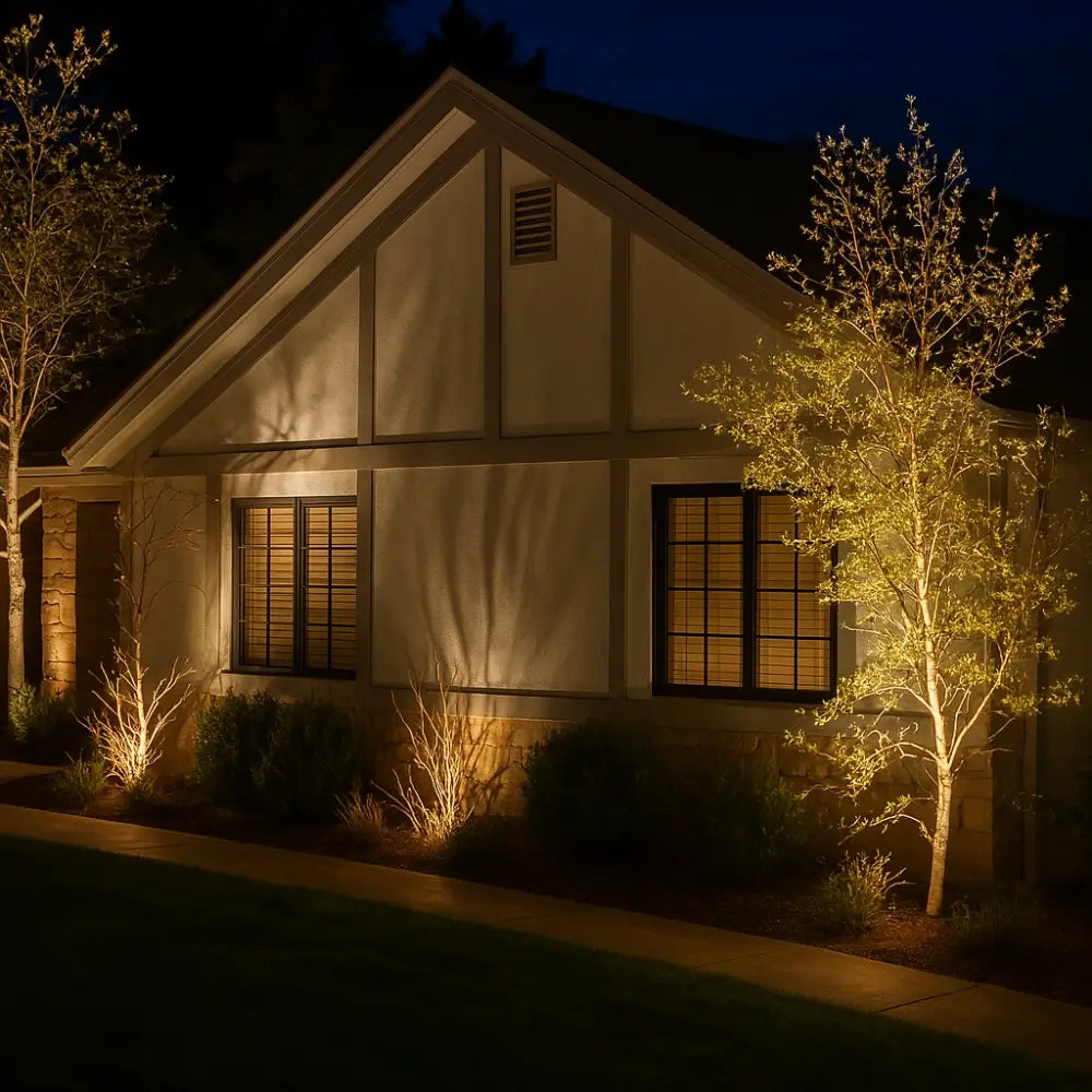 Outdoor Solar LED Garden Light Adjustable Waterproof Spotlight