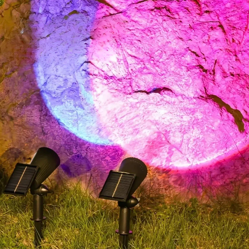 Weather‑Resistant Solar Floodlight Adjustable LED for Pathways