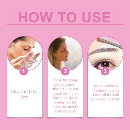 Facial Hair Prep Spray for Dermaplaning