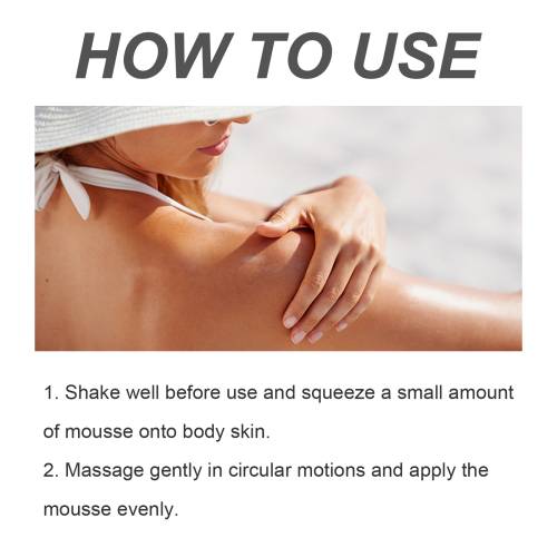 Sunless Tanning Mousse with Vitamin C