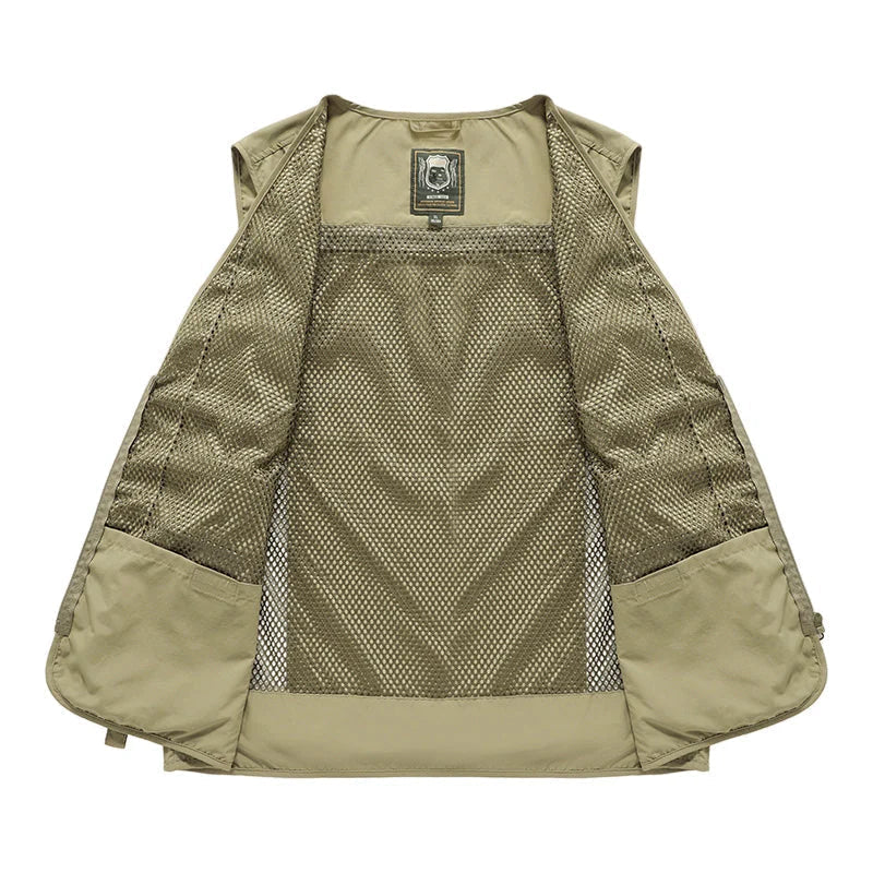 Breathable Cargo Vest for Hot Days