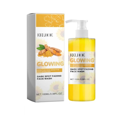 Turmeric Brightening Face Cleanser, Makeup Removing