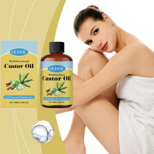 Castor Oil for Hair, Lashes, Brows & Skin