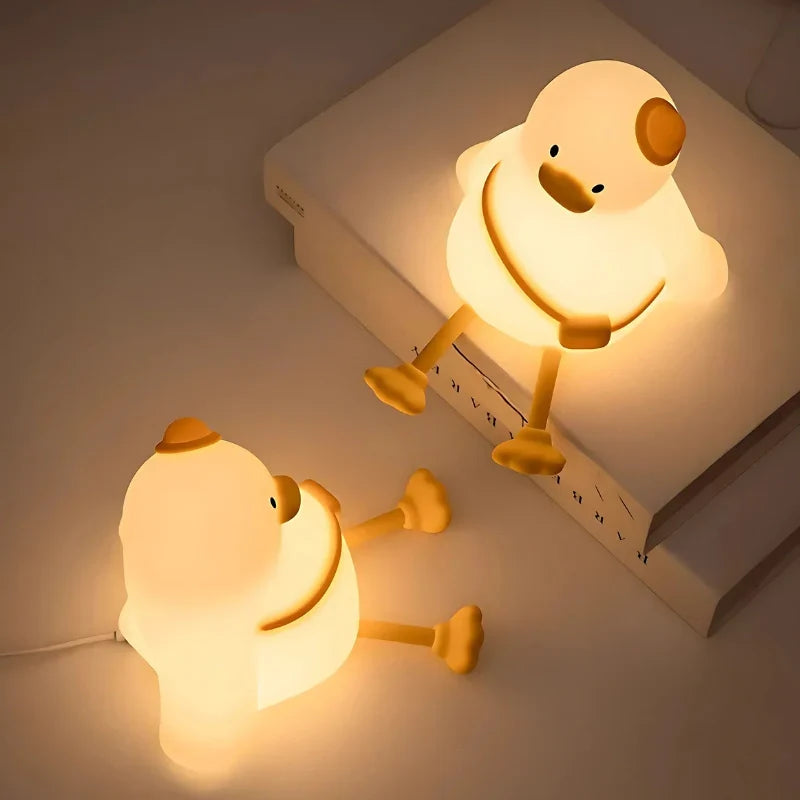 Adorable LED Night Lamp Adjustable Brightness with Sleep Timer